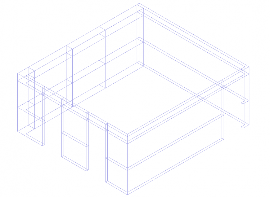 The raw structural plan with a detailing & dwg file.