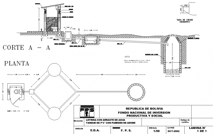 The side view of wash room and drainage pipe plan detail dwg file.