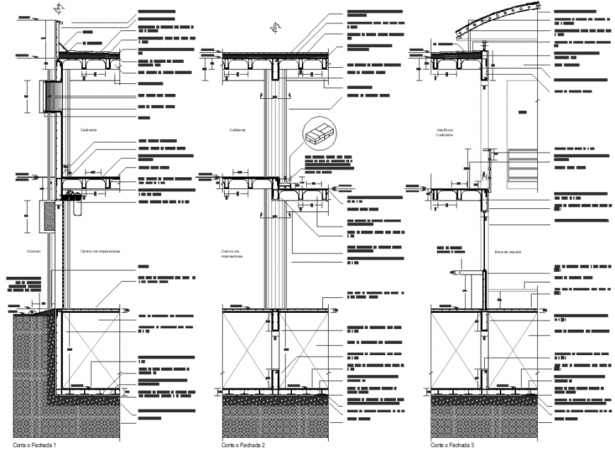 The structural design plan detail dwg file.
