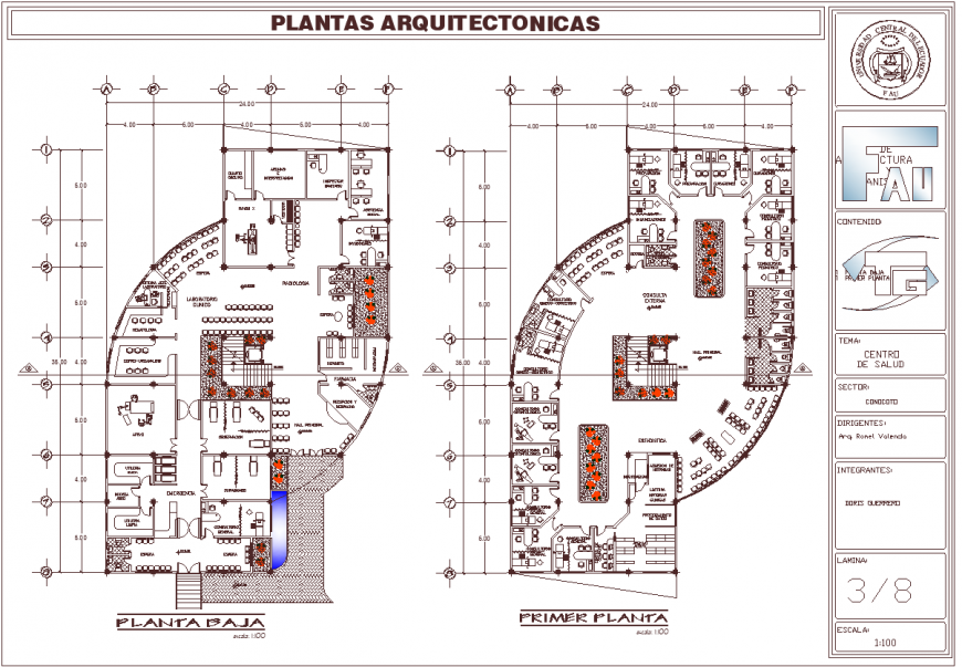 The structural plan & a detailed dwg file.
