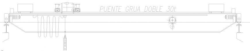 The structural plan of a bridge detail dwg file
