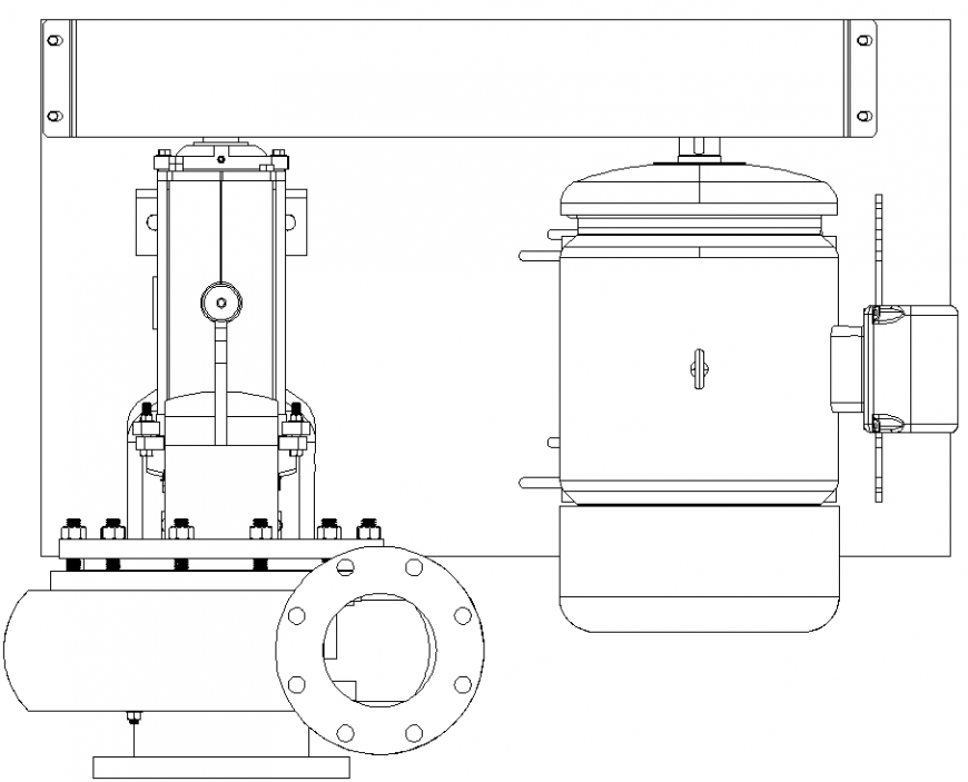 The structural pump plan with a detailing & dwg file.