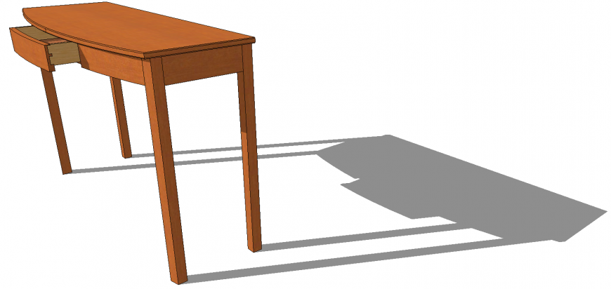 The study table plan detail dwg file.