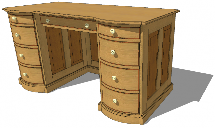 The table plan & a detail dwg file.