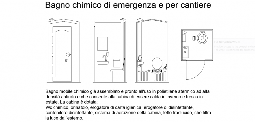 The top view detailing bath room plan dwg file.