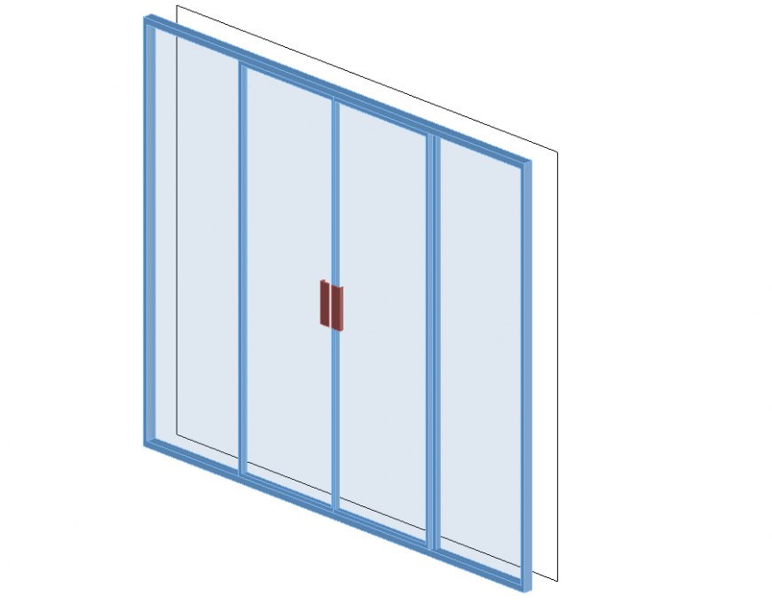 The window plan dtail dwg file.