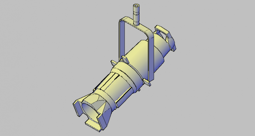 Theater Profile Projector 3d view layout file