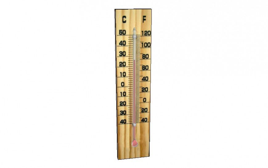Thermometer 3d model CAD blocks layout sketch-up file