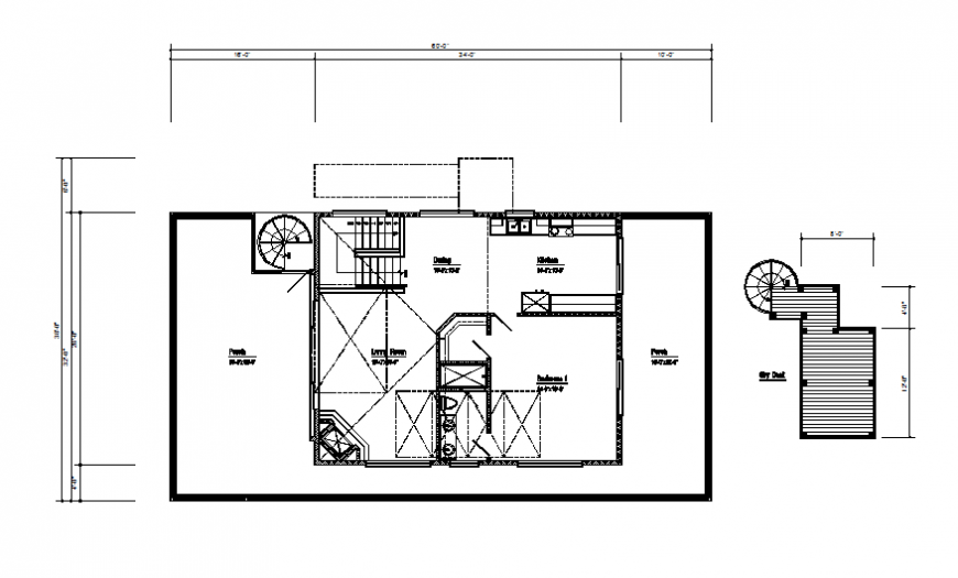 Third floor framing plan details of house cad drawing details dwg file