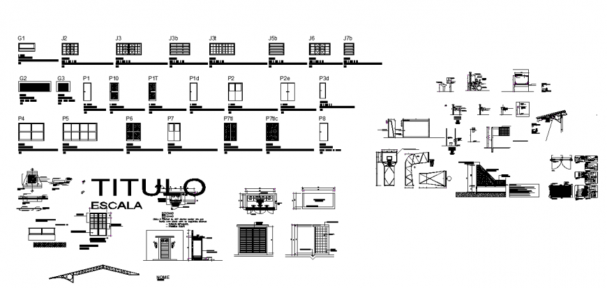 Toilet structure layout 2d view autocad file