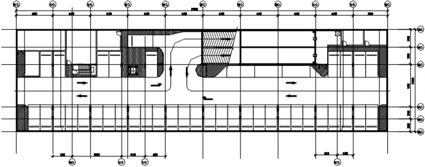 Top floor layout plan details of club house cad drawing details dwg file