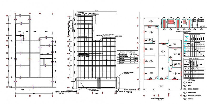 Top floor plans and construction detail top view plan detail dwg file