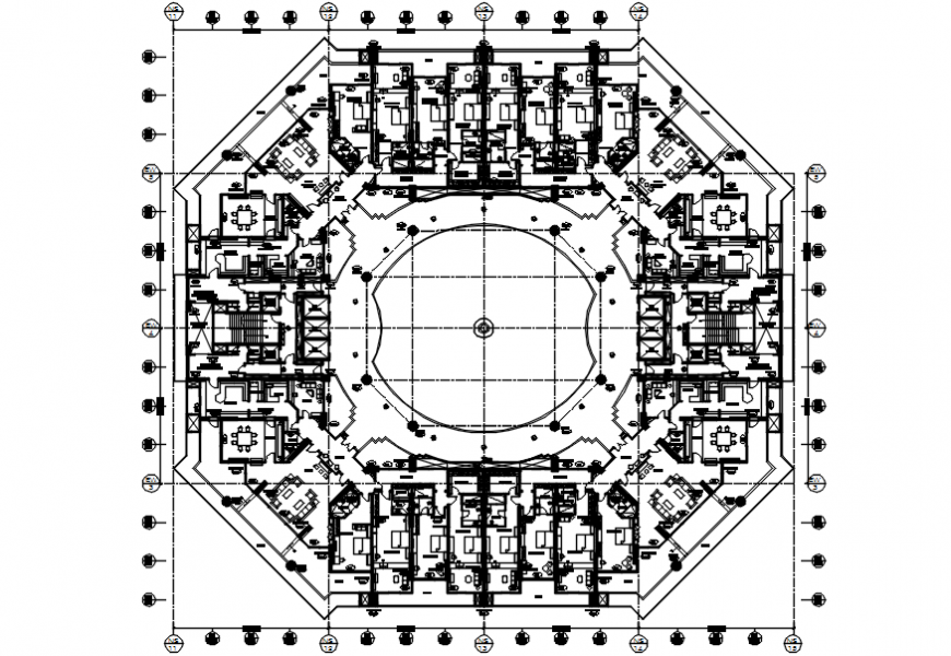 top view 2d plan showing architecture plan