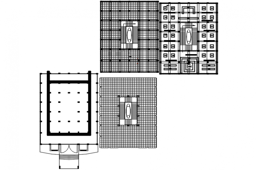 Top view construction and flooring layout