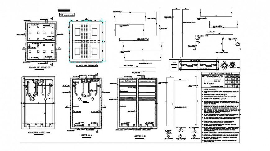 Top view construction and installation unit plan detail dwg file
