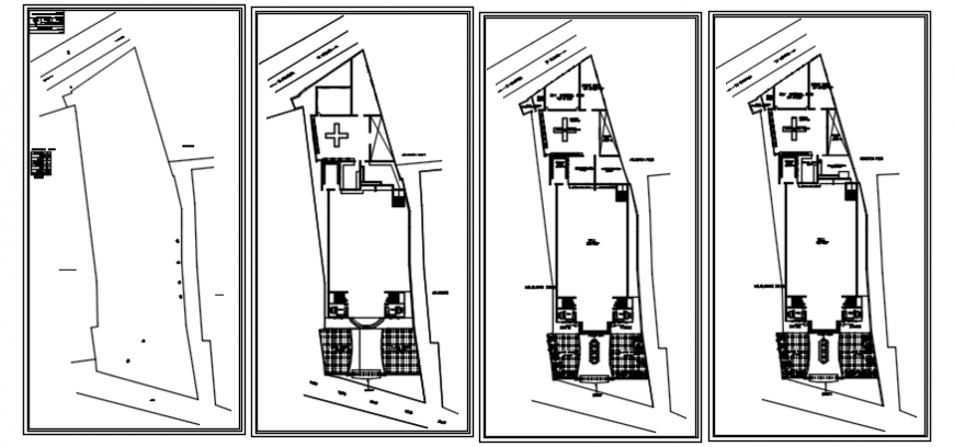 Top view of floor levels in house details file