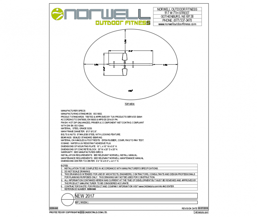 Top view of garden equipment cad block design dwg file