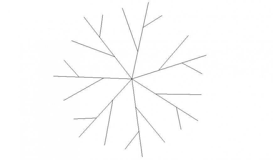 top view of plants 2d block AutoCAD file