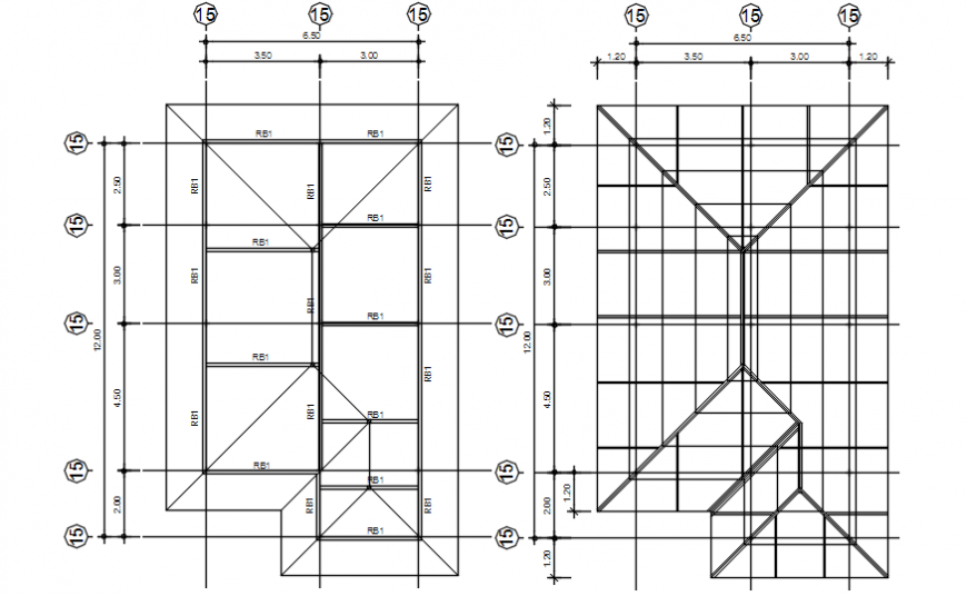 Top view structure project detail