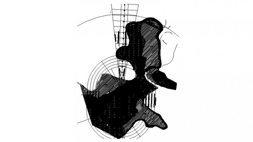 Topographical area details included in autocad drawings