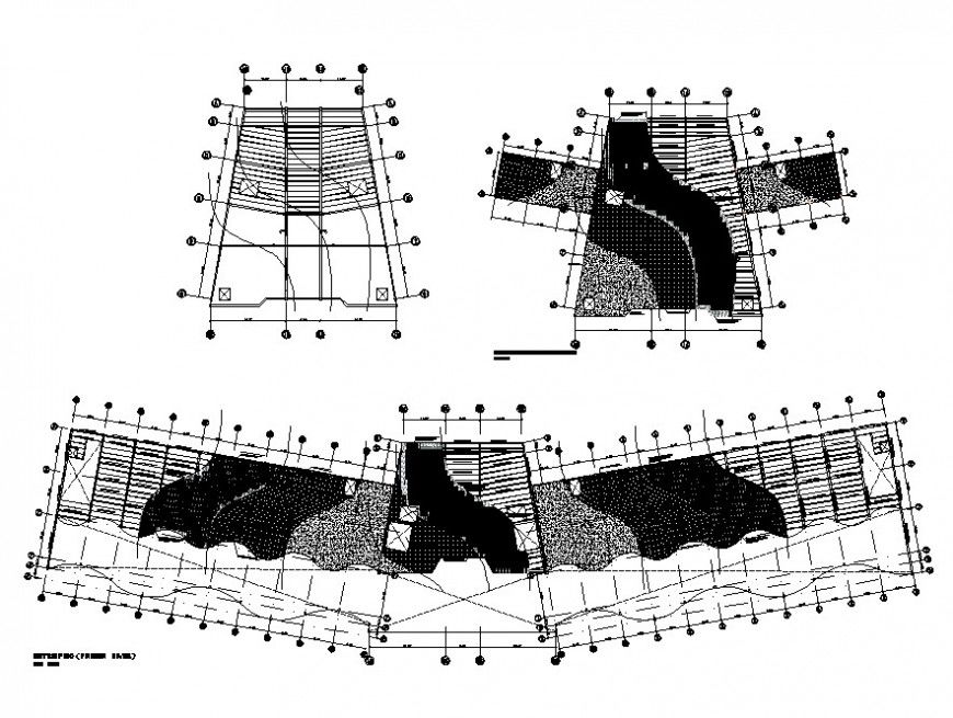 Topographical mapping detail 2d view CAD block layout dgw file