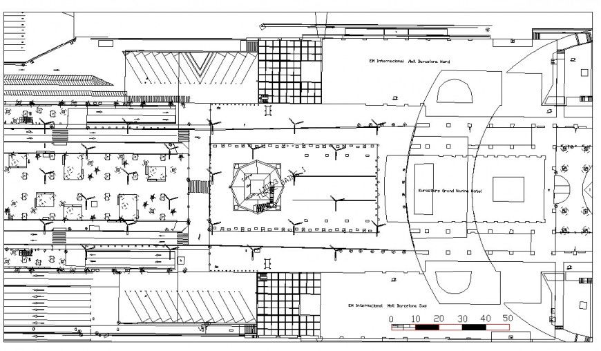 Town planning detail 2d view CAD block layout file in autocad format