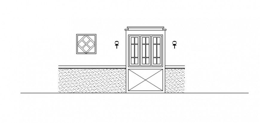 Traditional concept of door with exterior concept