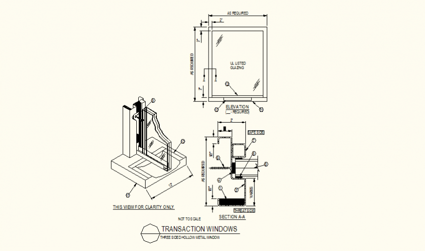 Transaction sliding window detail plan layout file
