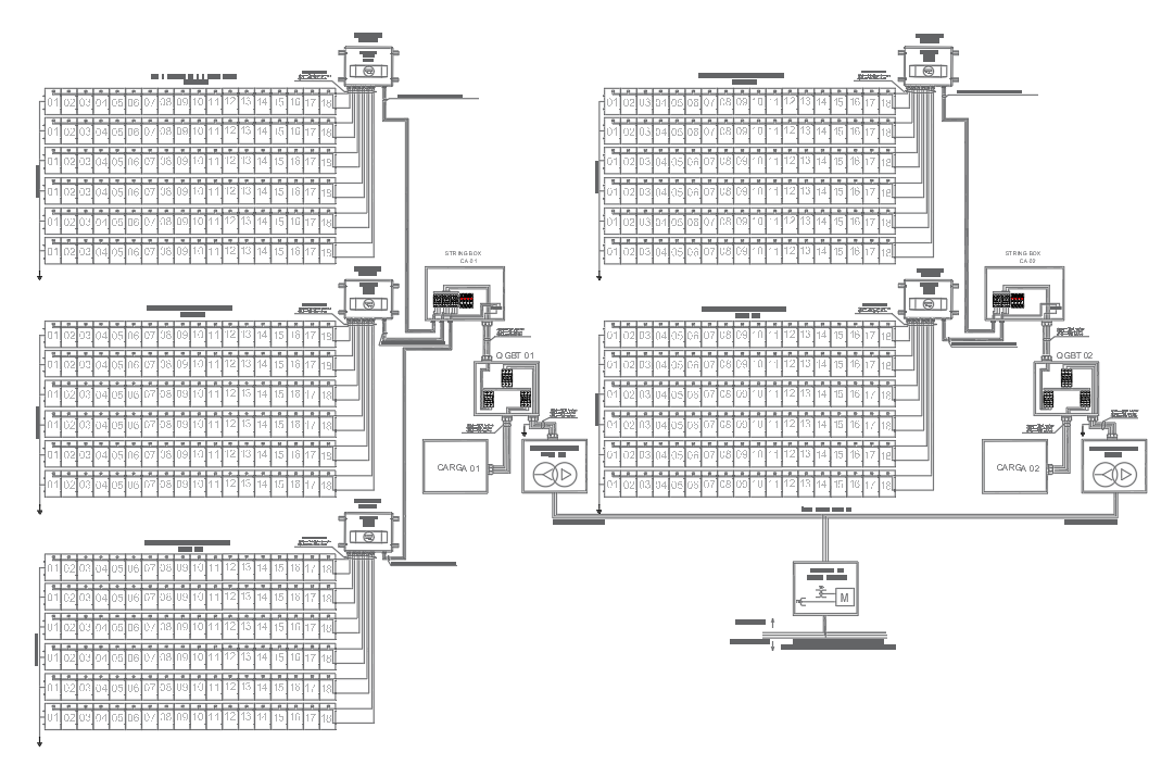 transformer (trafo) electrical diagram in AutoCAD DWG files