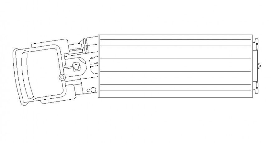 Transportation blocks details of truck 2d view autocad file