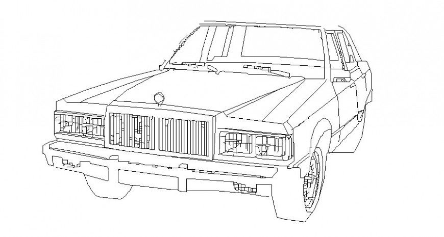 Transportation car drawings details vehicle blocks autocad file
