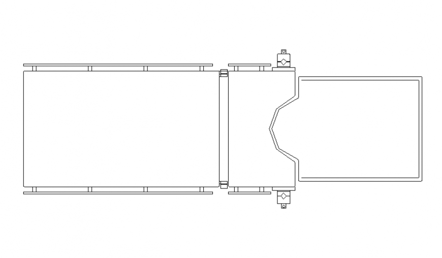 Treatment equipment furniture block cad drawing details dwg file