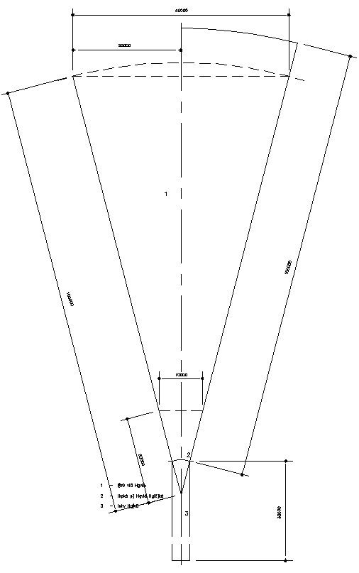 triangular wall construction details in AutoCAD, dwg file.