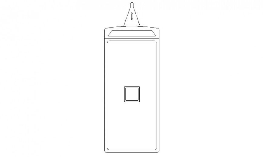 Trolley vehicle blocks details drawing 2d view autocad file