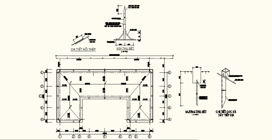 Truss detail drawing in dwg AutoCAD file.