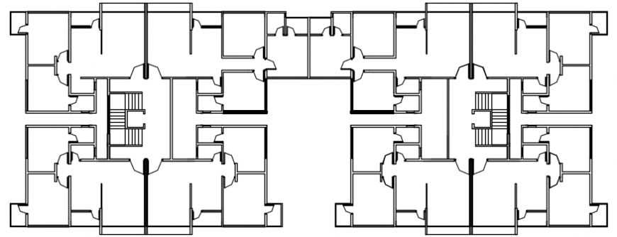Twin houses cover and framing plan structure details dwg file