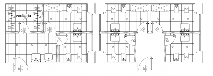 Two different type of toilet drawing in dwg file.