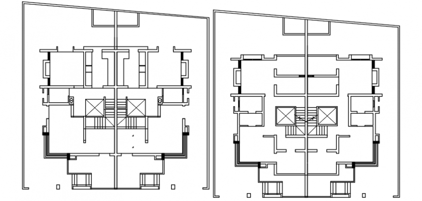 Two floors framing plan structure details for house floors dwg file