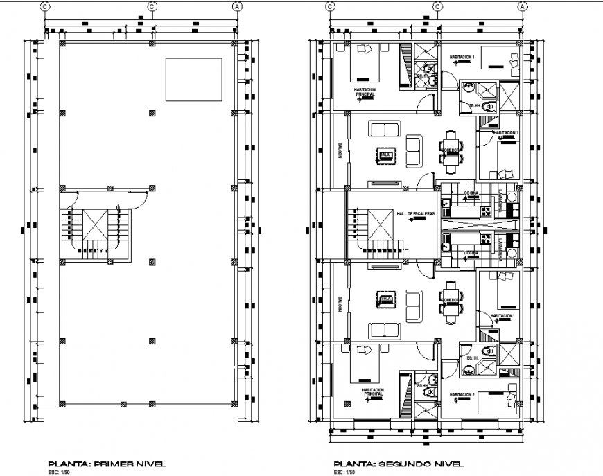 Typical apartment interior layout plan in dwg AutoCAD file.
