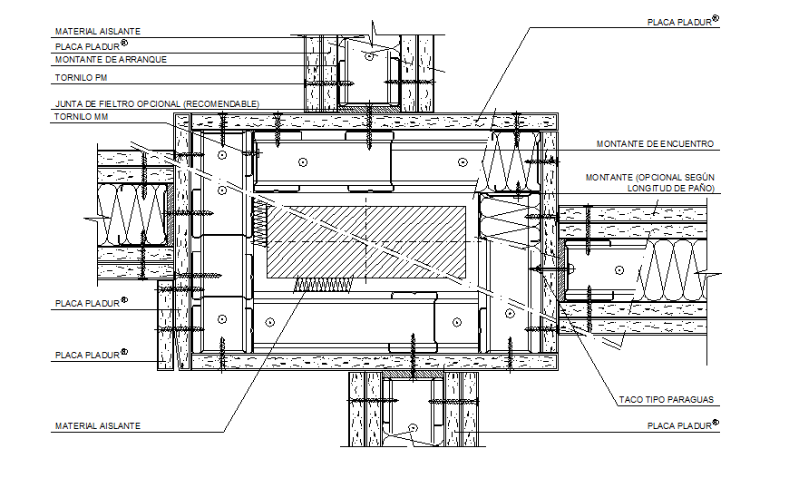 Typical beam and column junction detail drawing in dwg file.