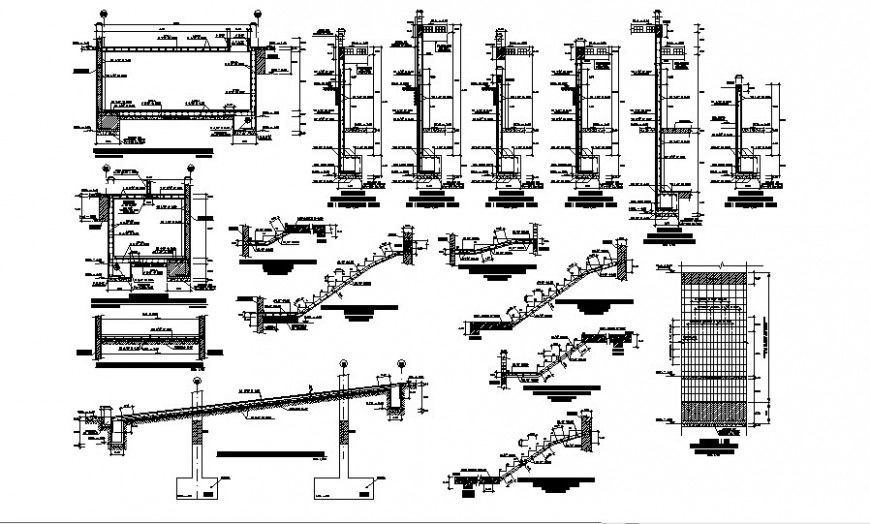 Typical construction detail drawing in AutoCAD file.