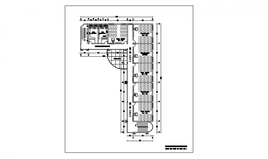 Typical floor first & second floor layout design of preliminary school design drawing