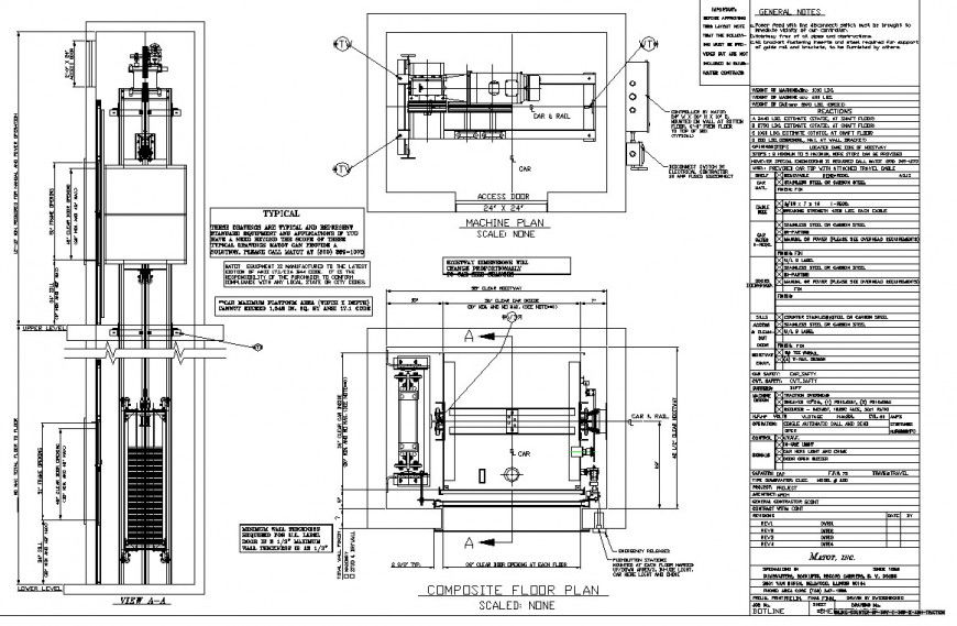 Typical machinery detail drawing in dwg AutoCAD file.