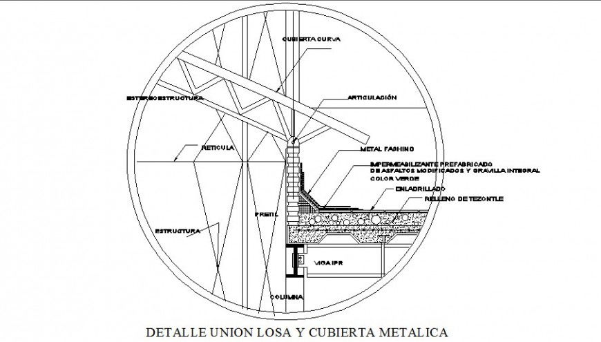 Union slab and cover construction cad drawing details dwg file