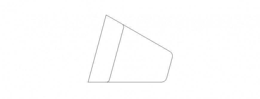 Unique chair elevation block cad drawing details dwg file