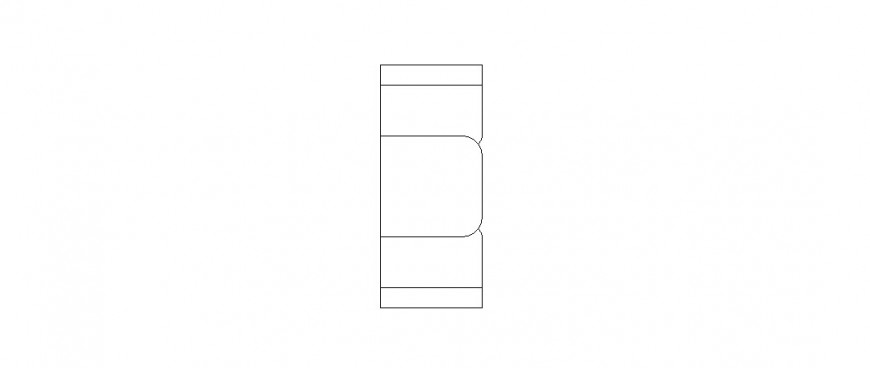 Unique sofa chair elevation block details dwg file