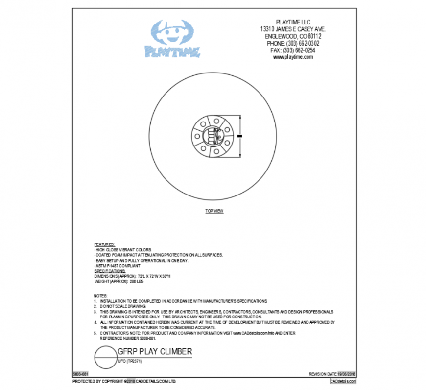 Upo water animal water play equipment cad block design dwg file