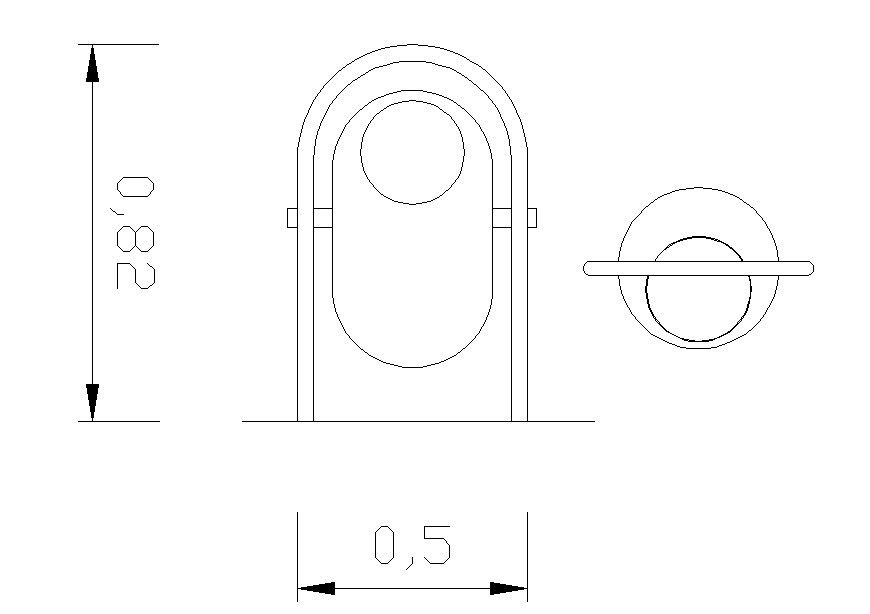 Upside and flip mirror detailing in 2d dwg file