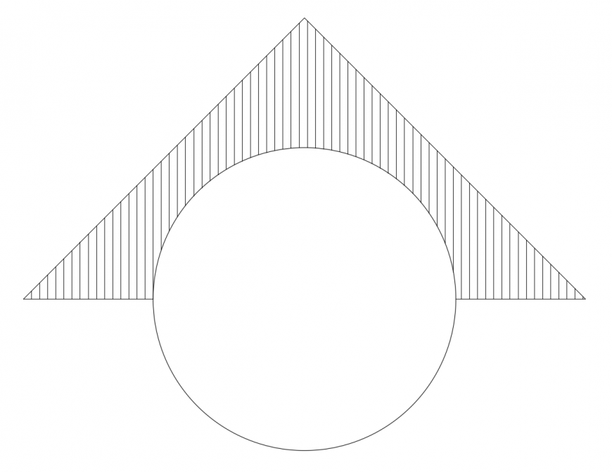 Upside arrow elevation block cad drawing details dwg file