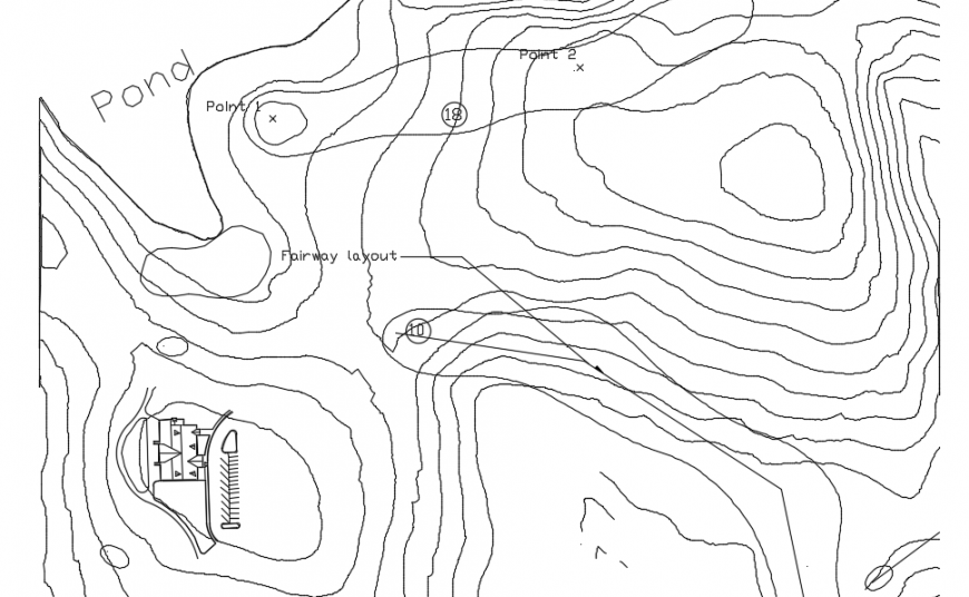 Urban City Planing Design in DWG file